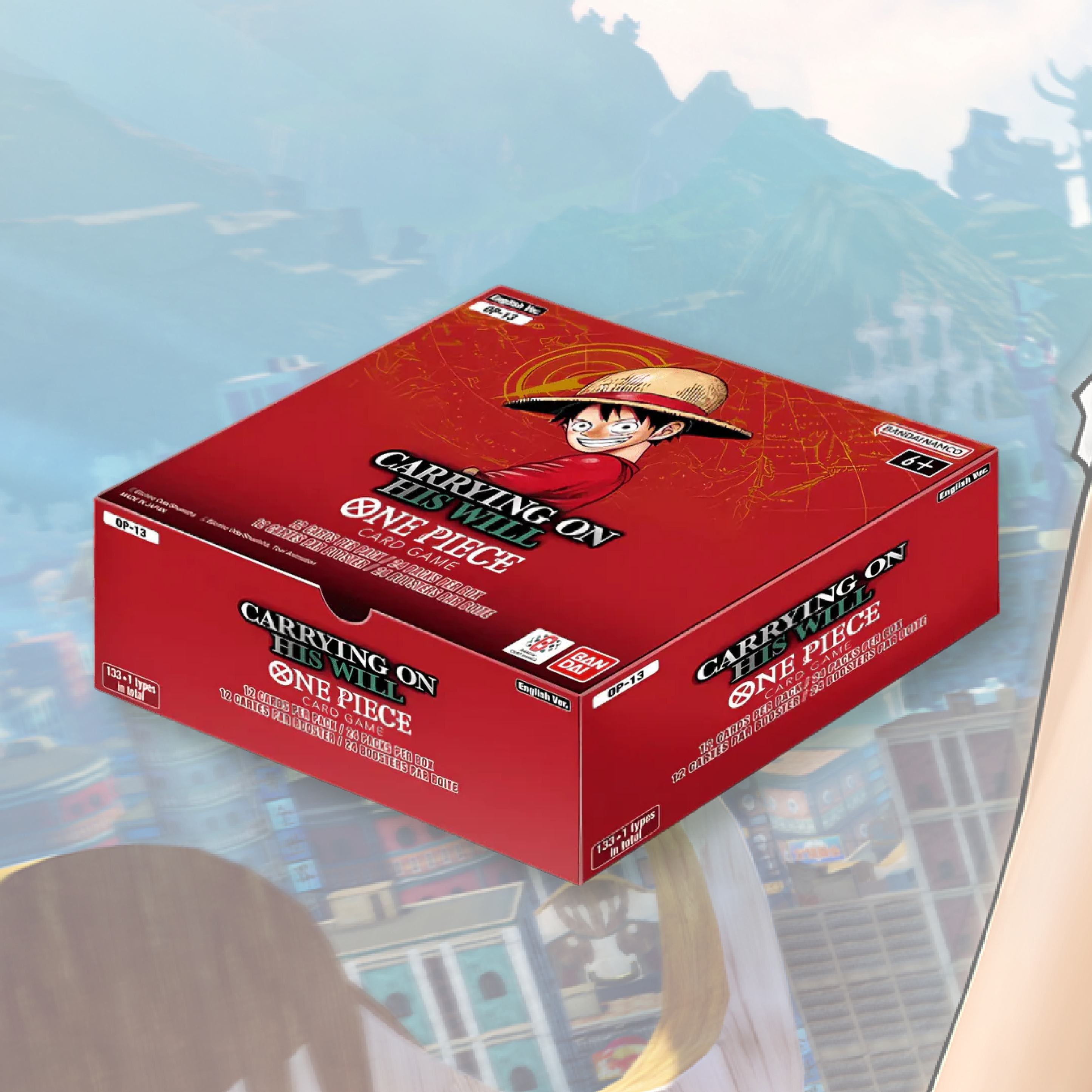 one piece op-13 booster box english TCG: Carrying on His Will Sleeved Pack (OP-13) In addition One Piece TCG - Carrying