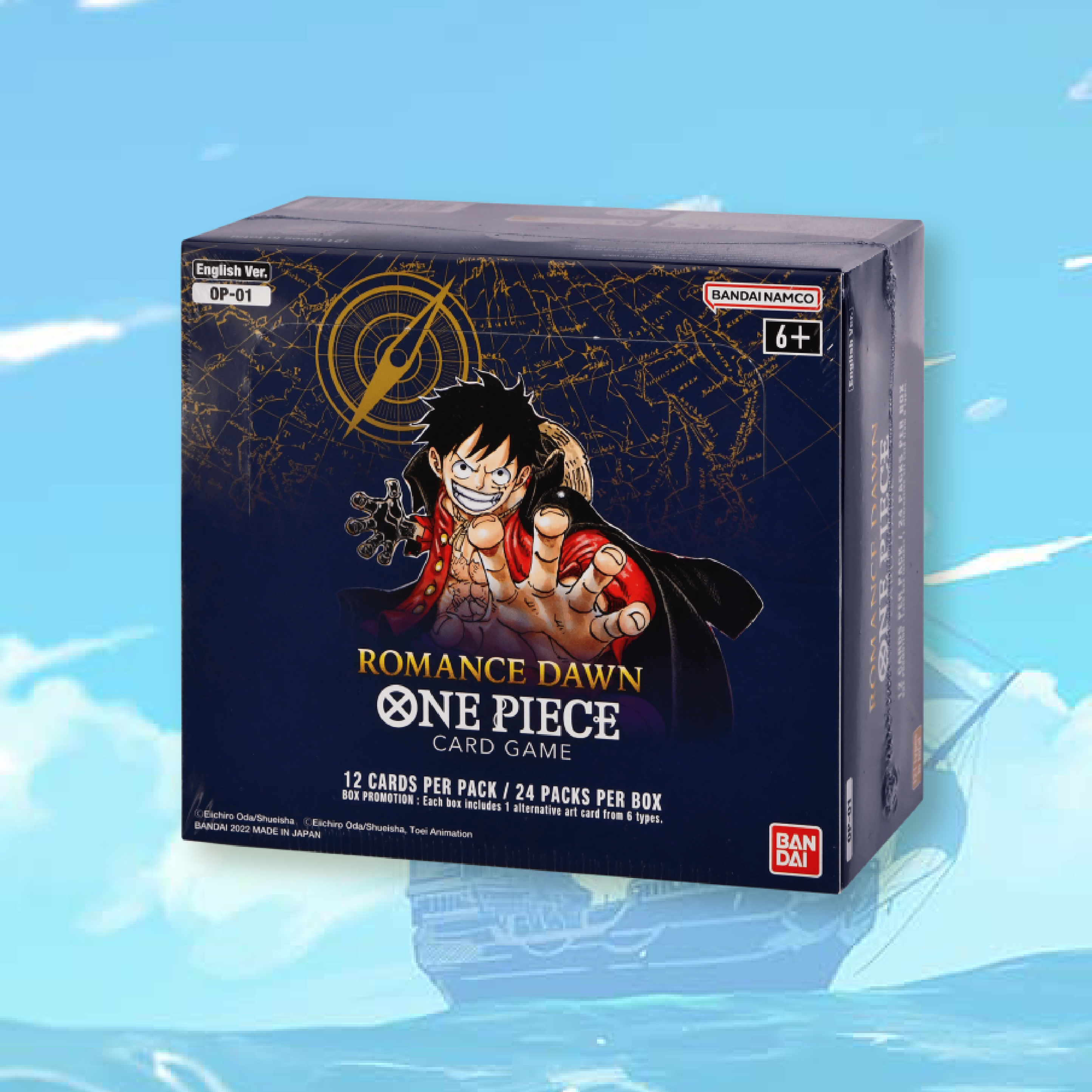 one piece romance dawn op 01 english booster box One Piece Romance Dawn Booster Box Display OP01 (24 Uds) - EN