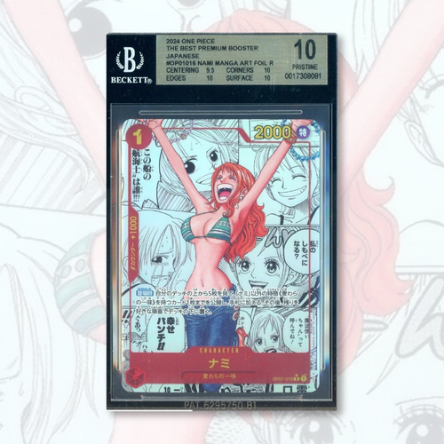 Nami OP01-016 Manga Alt Art - BGS 10 - Japanese – J&P TCG